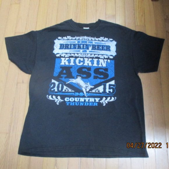 Country Thunder 2015 Concert Tee Shirt (BLACK) - Picture 1 of 6